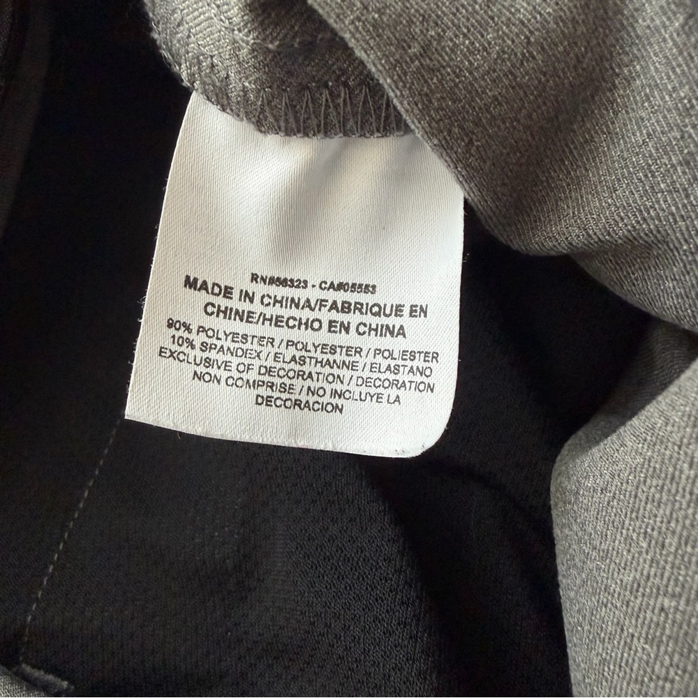 Nike Men's Golf Pants Dri-Fit Size 32x34 Modern Fit Adjustable Ankle Cuffs Gray - Picture 10 of 10